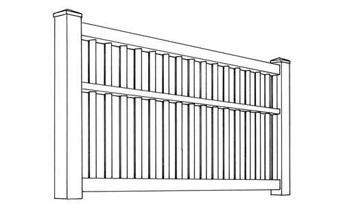 Lincolnshire Vinyl Picket Fence
