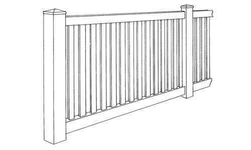 Malibu Vinyl Picket Fence