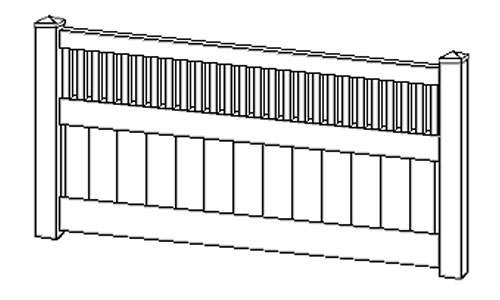 Montauk Vinyl Privacy Fence