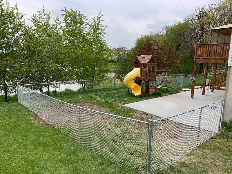 Elk River Galvanized Chain Link fence