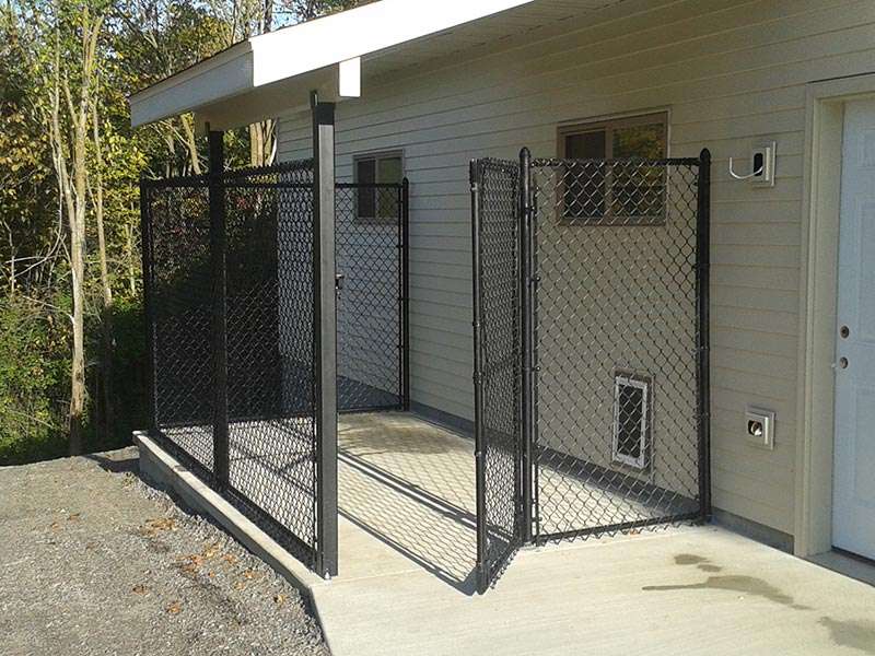 elk river black chainlink kennel
