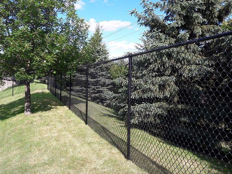 elk river black chain link residential